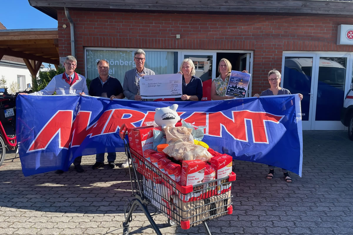 Kulturnacht-Spendensammlung des Schönberger Gewerbevereins