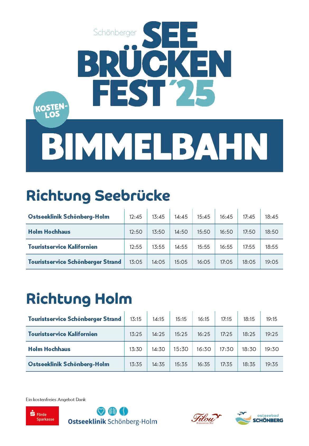 Zum Seebrückenfest -  aber wie?
